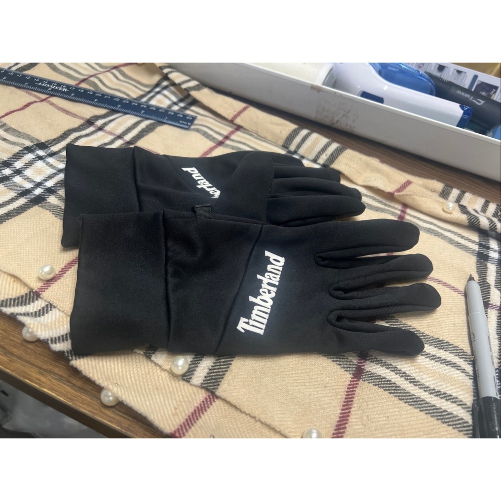 Timberland S/M Black Fleece Lined Gloves Winter‎ Warmth Touchscreen Compatible